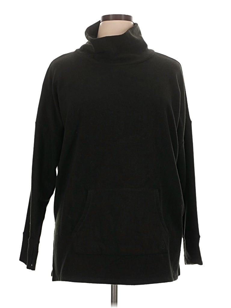 Pre-owned Cuddl Duds Turtleneck Sweater In Black