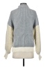 OAT Color Block Gray Turtleneck Sweater Size S - photo 2