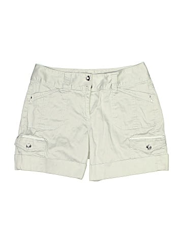 White House Black Market Khaki Shorts (view 1)