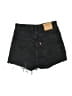 Levi's Black Denim Shorts Size 26 waist - photo 2