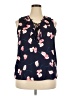 41Hawthorn 100% Polyester Blue Sleeveless Blouse Size XXL - photo 1