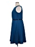 Alyx Solid Blue Casual Dress Size 14 - photo 5