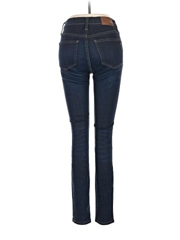 Madewell 9" Mid-Rise Skinny Jeans in Larkspur Wash: TENCEL&trade; Denim Edition (view 2)
