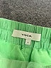 Vince. 100% Silk Solid Green Board Shorts Size 2 - photo 3