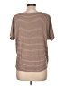 Thread Stripes Brown Short Sleeve T-Shirt Size L - photo 2