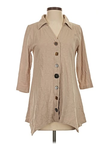 Soft Surroundings 3/4 Sleeve Button-Down Shirt (view 1)