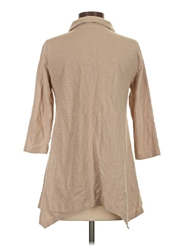 Soft Surroundings 3/4 Sleeve Button-Down Shirt (view 2)
