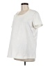 Mimi Maternity Ivory Short Sleeve T-Shirt Size M - photo 1