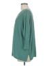 Garnet Hill 100% Linen Teal Pullover Sweater Size M - photo 5