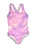Lands' End Tie-dye Purple One Piece Swimsuit Size 3 - photo 1