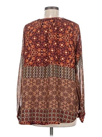 Gypsy 05 Long Sleeve Silk Top (view 2)