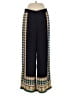 T Tahari 100% Polyester Print Black Casual Pants Size S - photo 1