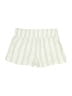 Forever 21 Stripes Ivory Shorts Size L - photo 1