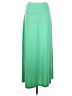 Faded Glory Solid Green Casual Skirt Size S - photo 1