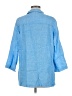 Sigrid Olsen 100% Linen Blue 3/4 Sleeve Blouse Size M - photo 2