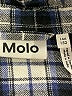 Molo 100% Cotton Plaid Blue Long Sleeve Button-Down Shirt Size 11 - 12 - photo 3