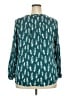 Assorted Brands 100% Rayon Teal 3/4 Sleeve Blouse Size XXL - photo 2