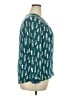 Assorted Brands 100% Rayon Teal 3/4 Sleeve Blouse Size XXL - photo 4