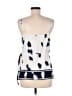 Banana Republic 100% Polyester Ivory Sleeveless Blouse Size M - photo 2