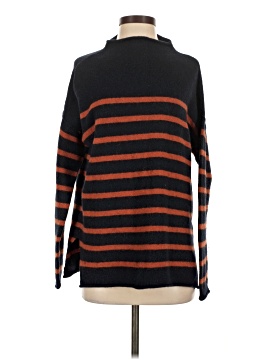 Madewell Striped Whitworth Mockneck Sweater in Coziest Yarn (view 1)