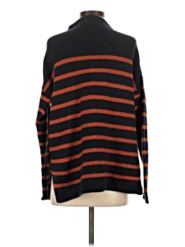 Madewell Striped Whitworth Mockneck Sweater in Coziest Yarn (view 2)