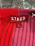 STAUD Color Block Red Cardigan Size L - photo 7
