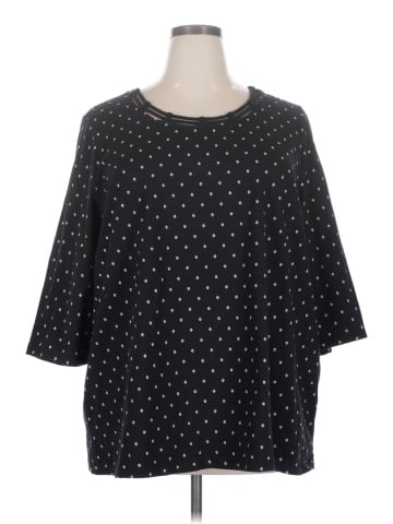 SUPREMA Essentials by Catherines 3/4 Sleeve Top (view 1)