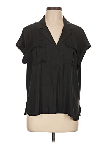 Rose + Olive Short Sleeve Blouse (view 1)
