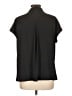 Rose + Olive 100% Polyester Black Short Sleeve Blouse Size L - photo 2