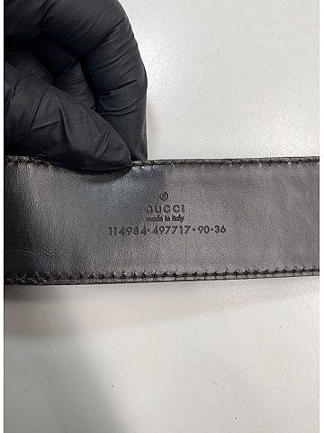 Gucci Leather Interlocking G Belt (view 2)