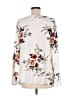 Entro 100% Polyester Ivory 3/4 Sleeve Blouse Size M - photo 2