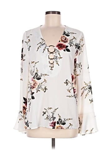 Entro 3/4 Sleeve Blouse (view 1)