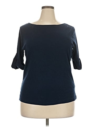 Lauren by Ralph Lauren 3/4 Sleeve T-Shirt (view 1)