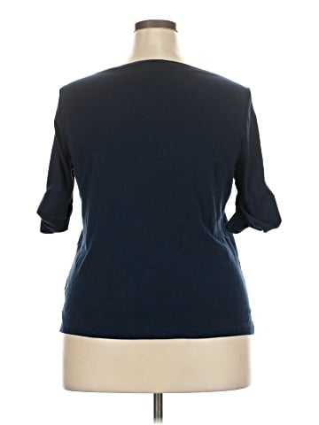 Lauren by Ralph Lauren 3/4 Sleeve T-Shirt (view 2)