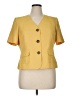 Le Suit 100% Polyester Yellow Blazer Size 16 Petite - photo 1