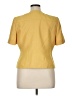 Le Suit 100% Polyester Yellow Blazer Size 16 Petite - photo 2