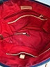 Dooney & Bourke 100% Leather Chevron-herringbone Blue Leather Tote One size - photo 4