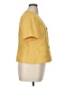 Le Suit 100% Polyester Yellow Blazer Size 16 Petite - photo 4