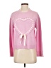 LoveShackFancy Hearts Pink Wool Pullover Sweater Size XS - photo 1