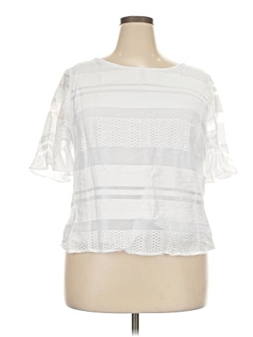 Liz Claiborne Career Short Sleeve Top (view 1)