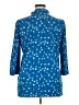 Worthington Blue 3/4 Sleeve Button-Down Shirt Size XL - photo 2