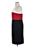 Kasper Color Block Red Cocktail Dress Size 14 - photo 5