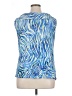 Rafaella Blue Sleeveless Blouse Size 1X - photo 2