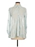 Ghost 100% Viscose Silver Long Sleeve Blouse Size XS - photo 1