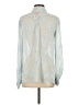 Ghost 100% Viscose Silver Long Sleeve Blouse Size XS - photo 2