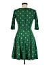 Unique Vintage Argyle Green Cocktail Dress Size M - photo 2