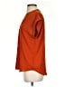 Cynthia Steffe 100% Polyester Orange Short Sleeve Blouse Size S - photo 5