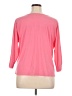 NY Collection Pink 3/4 Sleeve Top Size 1X - photo 2
