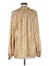 Elan 100% Polyester Yellow Long Sleeve Blouse Size M - photo 2