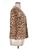 First Issue by Liz Claiborne Animal Print Brown Cardigan Size XL - photo 4